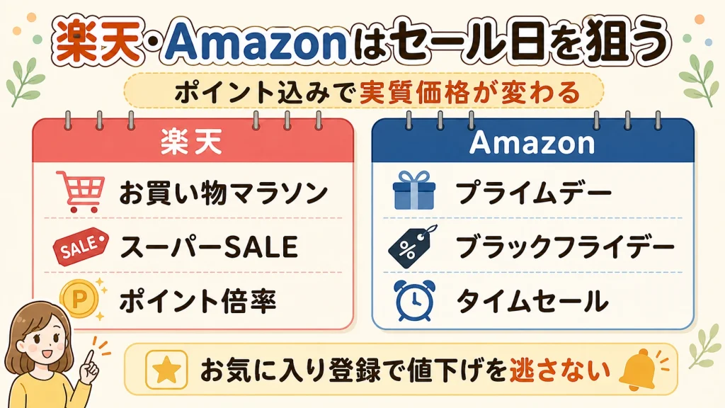 FlexiSpot E7を楽天やAmazonのセール日に買う方法
